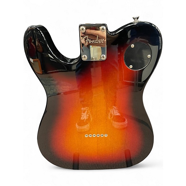 Used Fender Modern Player Telecaster Thinline Deluxe 3 Color Sunburst Hollow Body Electric Guitar