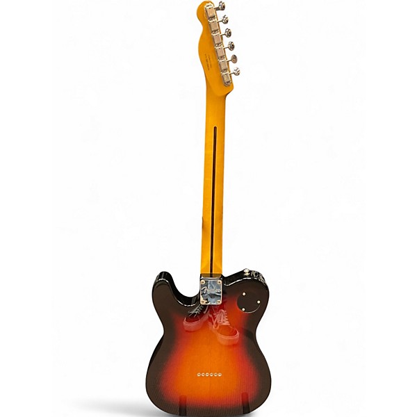 Used Fender Modern Player Telecaster Thinline Deluxe 3 Color Sunburst Hollow Body Electric Guitar