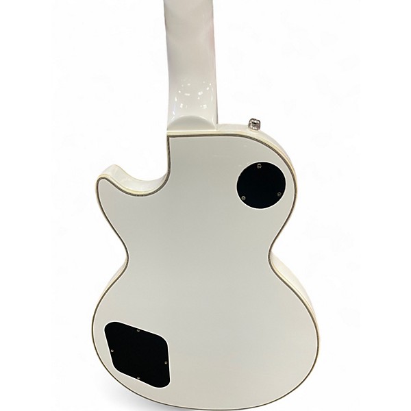 Used Epiphone Les Paul Custom White Solid Body Electric Guitar