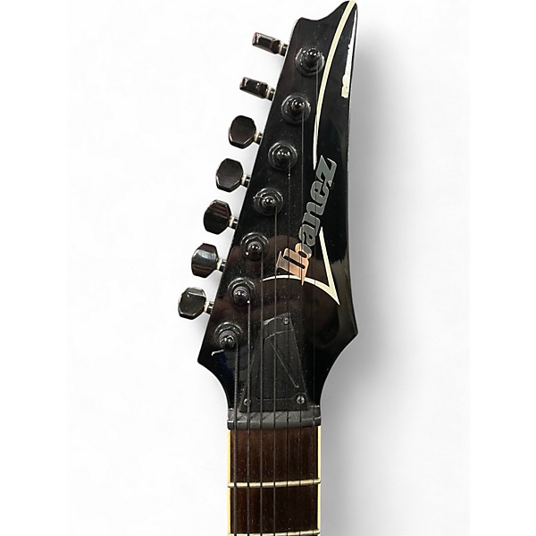 Used Ibanez RG7321 7 String Black Solid Body Electric Guitar