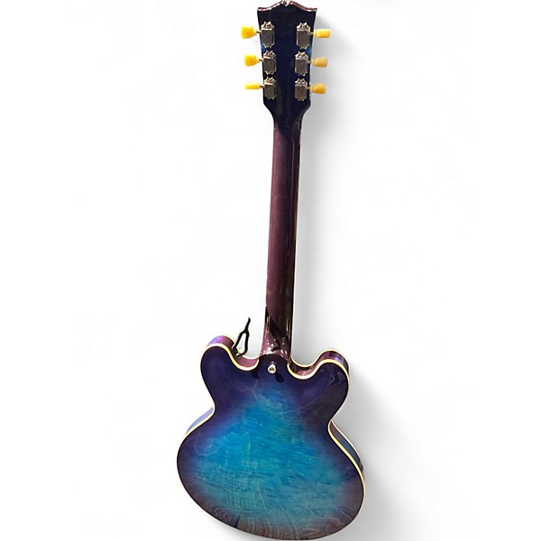 Used Gibson ES335 Figured Blueberry Hollow Body Electric Guitar