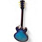 Used Gibson ES335 Figured Blueberry Hollow Body Electric Guitar