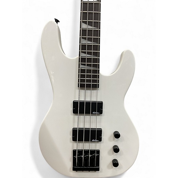 Used Jackson JS2 Concert white Electric Bass Guitar