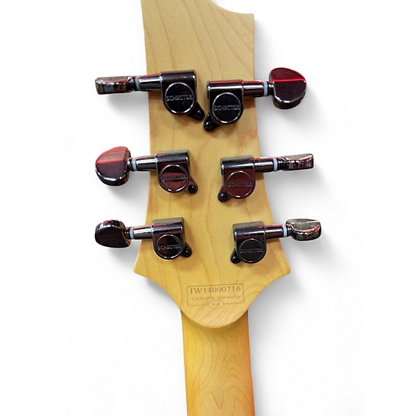 Used Schecter Guitar Research Omen 6 Black Solid Body Electric Guitar