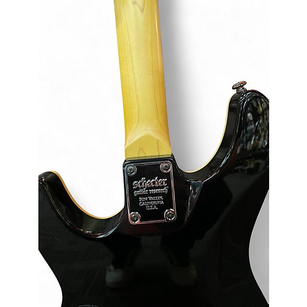 Used Schecter Guitar Research Omen 6 Black Solid Body Electric Guitar