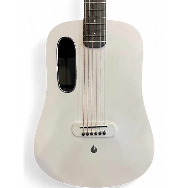 Used LAVA MUSIC Blue Lava Lite White Acoustic Guitar