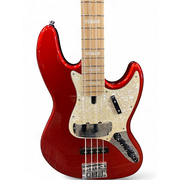 Used Sire Marcus Miller V7 Swamp Ash 5 String RED SPARKLE Electric Bass Guitar