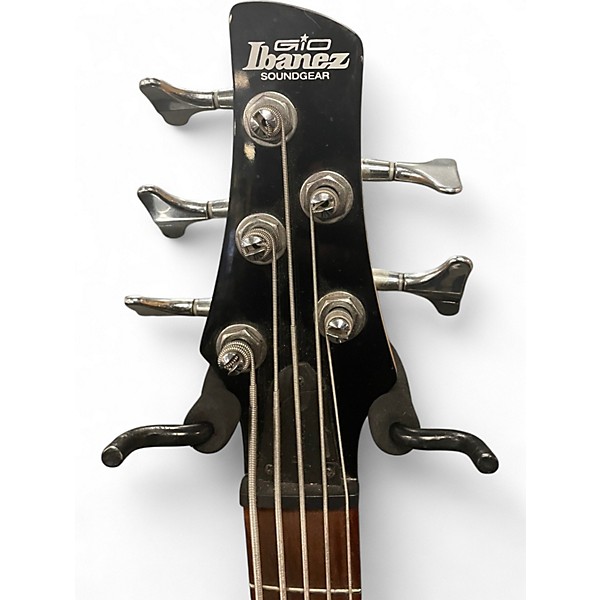 Used Ibanez GSR105EX 5 String Black Electric Bass Guitar