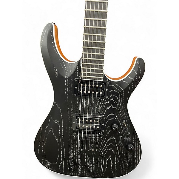 Used Vola Blaze X Black with White Grain Solid Body Electric Guitar