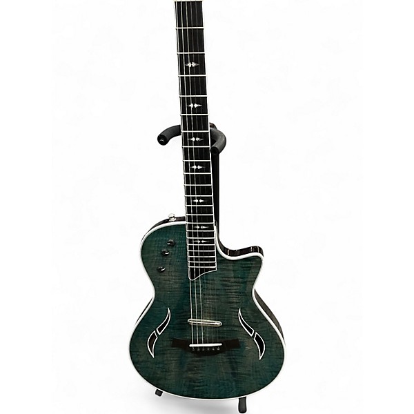 Used Taylor T5Z Standard Ocean Blue Acoustic Electric Guitar