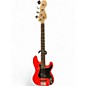 Used Squier Precision Bass Hot Rod Red Electric Bass Guitar thumbnail