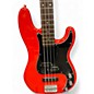 Used Squier Precision Bass Hot Rod Red Electric Bass Guitar