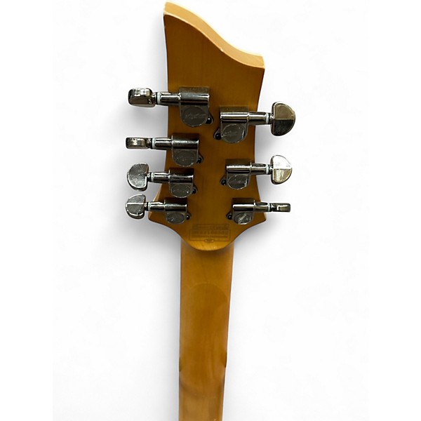 Used Schecter Guitar Research OMEN EXTREME 7 TRANSPARENT BLACK Solid Body Electric Guitar