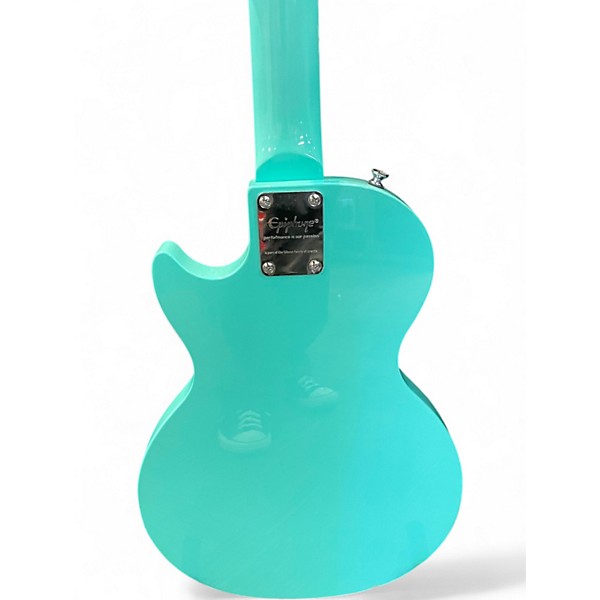 Used Epiphone Les Paul SL Turquoise Solid Body Electric Guitar