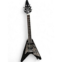 Used Gibson '70s Flying V Mirror Black Solid Body Electric Guitar