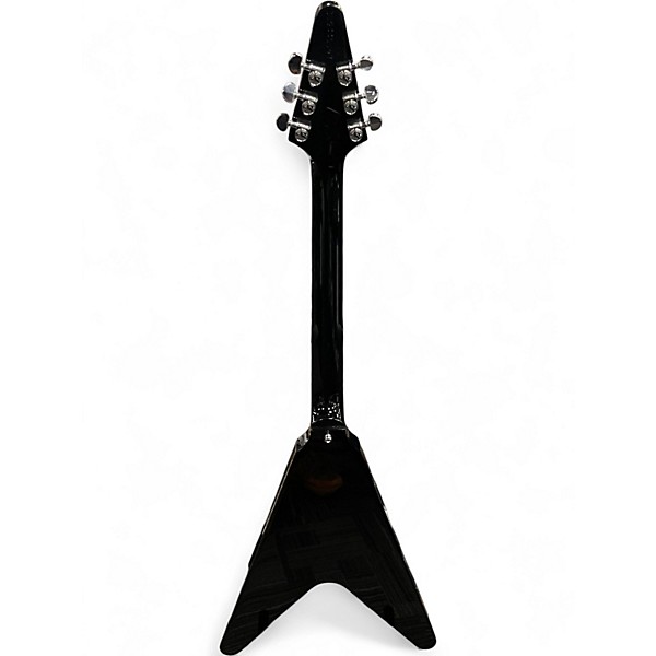 Used Gibson '70s Flying V Mirror Black Solid Body Electric Guitar