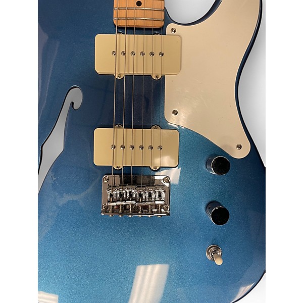 Used Squier Classic Vibe Telecaster Thinline Lake Placid Blue Hollow Body Electric Guitar