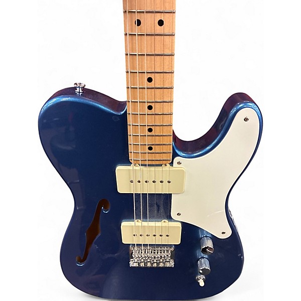 Used Squier Classic Vibe Telecaster Thinline Lake Placid Blue Hollow Body Electric Guitar
