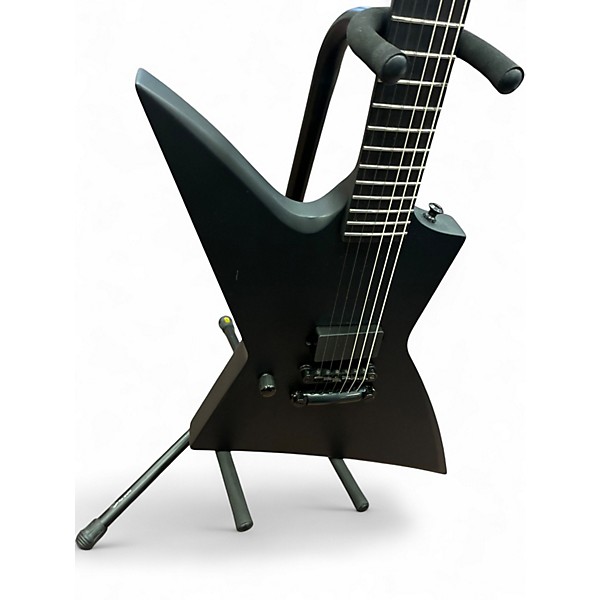 Used ESP EX-6 BLACK METAL LEFTY MATTE BLACK Electric Guitar