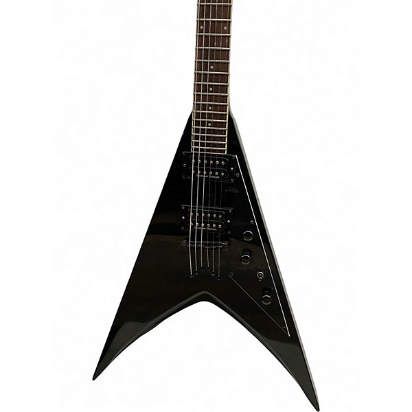 Used ESP LTD DV8-R Black Solid Body Electric Guitar