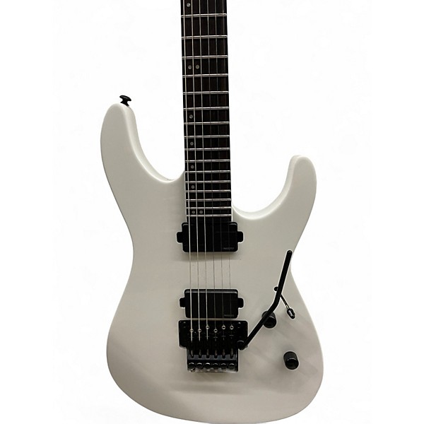 Used ESP LTD M-1000 FR WHITE Solid Body Electric Guitar