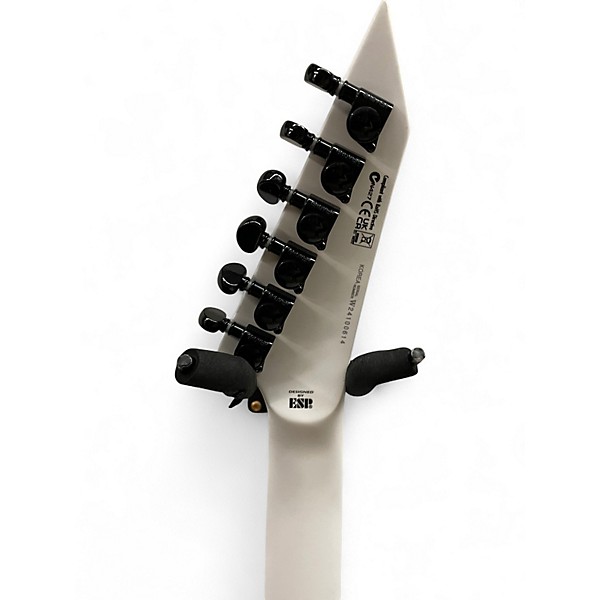 Used ESP LTD M-1000 FR WHITE Solid Body Electric Guitar