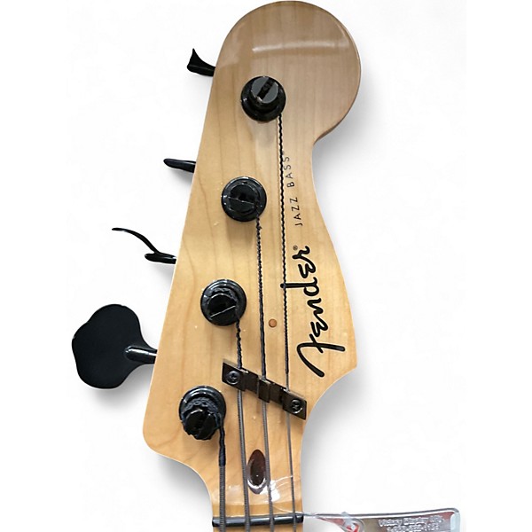 Used Fender Player Jazz Bass Black Electric Bass Guitar