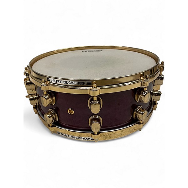 Used Mapex 5.5X14 MAPLE DELUXE TRANSPARENT PURPLE Drum