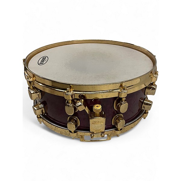 Used Mapex 5.5X14 MAPLE DELUXE TRANSPARENT PURPLE Drum