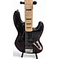 Used Squier Affinity Series Active Jazz Bass V Black Metallic Electric Bass Guitar