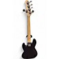 Used Squier Affinity Series Active Jazz Bass V Black Metallic Electric Bass Guitar
