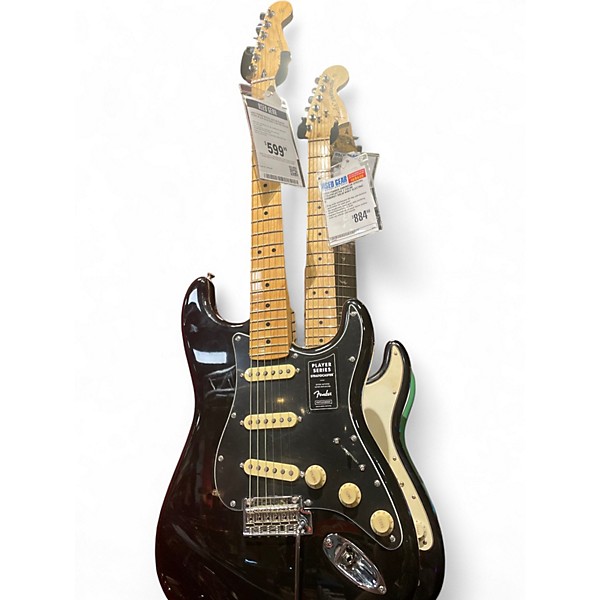 Used Fender SPECIAL EDITION PLAYER STRAT Black Solid Body Electric Guitar