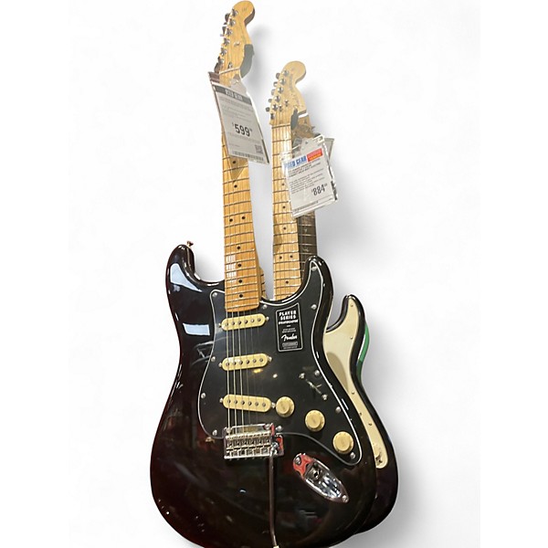 Used Fender SPECIAL EDITION PLAYER STRAT Black Solid Body Electric Guitar