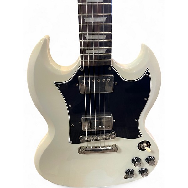 Used Epiphone SG Pro White Solid Body Electric Guitar