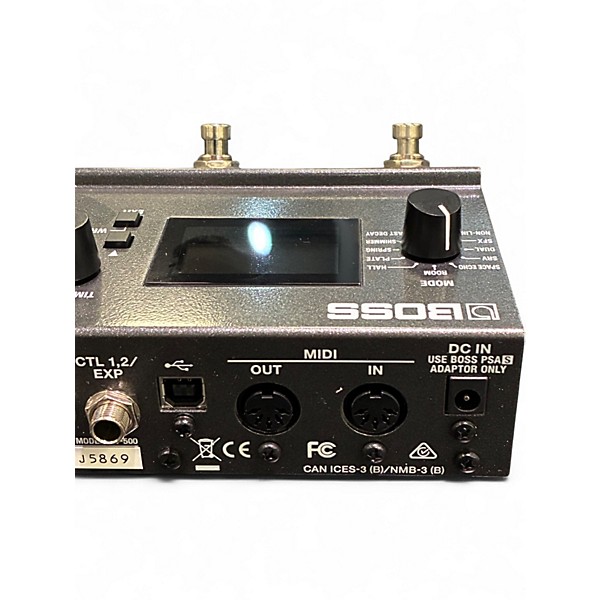 Used BOSS RV500 Reverb Effect Pedal