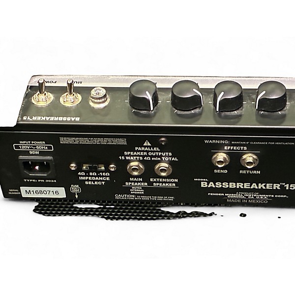 Used Fender Bassbreaker 15W Tube Guitar Amp Head