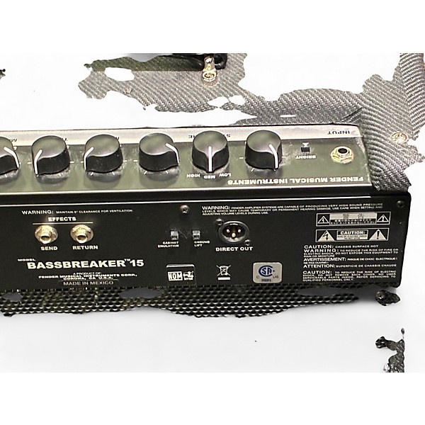 Used Fender Bassbreaker 15W Tube Guitar Amp Head