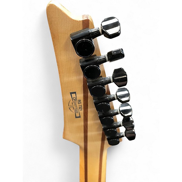 Used Ibanez RG7321 7 String Black Solid Body Electric Guitar