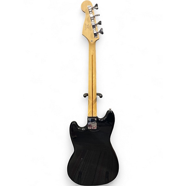 Used Squier Bronco Black Electric Bass Guitar