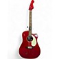 Used Fender Sonoran SCE Candy Apple Red Acoustic Electric Guitar thumbnail