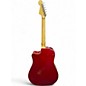 Used Fender Sonoran SCE Candy Apple Red Acoustic Electric Guitar
