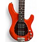 Used Ernie Ball Music Man Sterling HH Trans Orange Electric Bass Guitar thumbnail