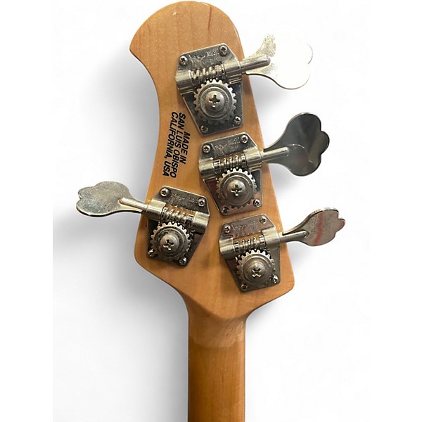 Used Ernie Ball Music Man Sterling HH Trans Orange Electric Bass Guitar