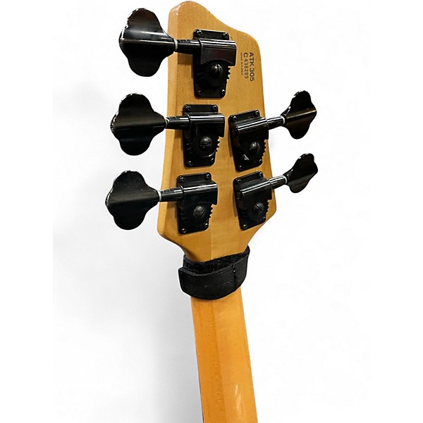 Used Ibanez ATK305 Amber Electric Bass Guitar