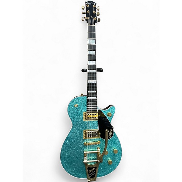 Used Gretsch Guitars G6229TG LTD PLAYERS EDITION Turquoise SPARKLE JET Solid Body Electric Guitar