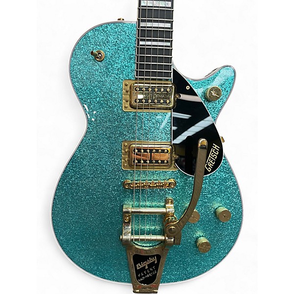 Used Gretsch Guitars G6229TG LTD PLAYERS EDITION Turquoise SPARKLE JET Solid Body Electric Guitar