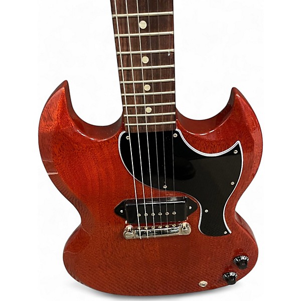 Used 2021 Gibson  SG JUNIOR Cherry Solid Body Electric Guitar