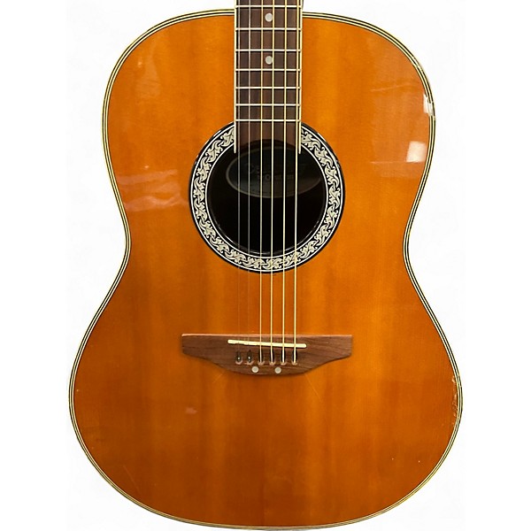 Used Ovation CC067LH Celebrity  Natural Acoustic Electric Guitar