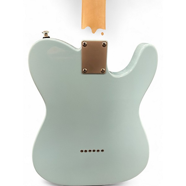 Used Aio T Style Left Handed Sonic Blue Solid Body Electric Guitar