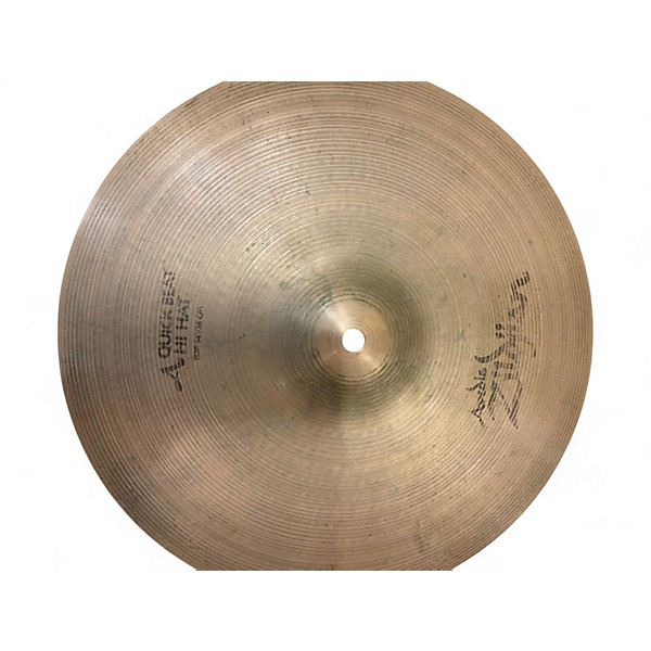 Used Zildjian 14in Quick Beat Hi Hat Pair Cymbal